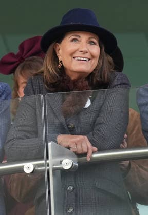 Ladies Day at Cheltenham Festival Carole Middleton attends Ladies Day at Cheltenham Festival, Cheltenham Racecourse, Cheltenham, Gloucestershire, UK, on the 11th March 2026 Picture by James Whatling Cheltenham Cheltenham Racecourse Gloucestershire United Kingdom  WHA-0810