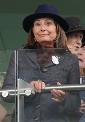 Ladies Day at Cheltenham Festival Carole Middleton attends Ladies Day at Cheltenham Festival, Cheltenham Racecourse, Cheltenham, Gloucestershire, UK, on the 11th March 2026 Picture by James Whatling Cheltenham Cheltenham Racecourse Gloucestershire United Kingdom  WHA-0810