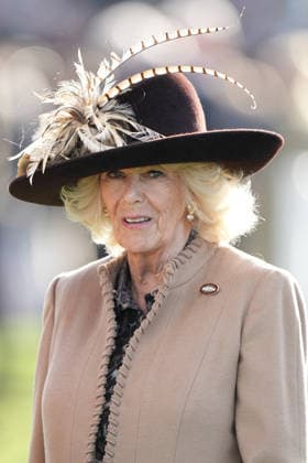 Ladies Day at Cheltenham Festival Queen Camilla attends Ladies Day at Cheltenham Festival, Cheltenham Racecourse, Cheltenham, Gloucestershire, UK, on the 11th March 2026 Picture by James Whatling Cheltenham Cheltenham Racecourse Gloucestershire United Kingdom  WHA-0810