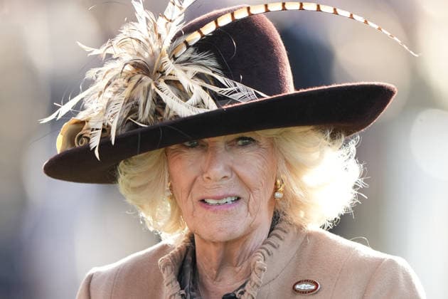 Ladies Day at Cheltenham Festival Queen Camilla attends Ladies Day at Cheltenham Festival, Cheltenham Racecourse, Cheltenham, Gloucestershire, UK, on the 11th March 2026 Picture by James Whatling Cheltenham Cheltenham Racecourse Gloucestershire United Kingdom  WHA-0810