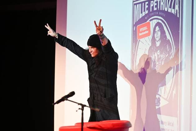 Mille (Kreator) präsentiert seine Biographie Exklusive Lesung und Gespräch mit Co-Autor Torsten Groß in Essen ** NUR FÜR REDAKTIONELLE ZWECKE ** EDITORIAL USE ONLY **<p>Mille (Kreator) präsentiert am Mittwoch, 11. März 2026 seine Biographie mit Co-Autor Torsten Groß im Marienforum im Mariengymnasium. Deutschland NRW Essen Copyright: VladimirxWegener