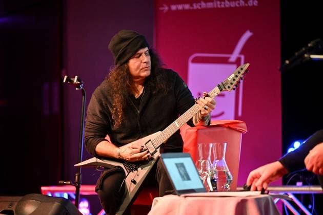 Mille (Kreator) präsentiert seine Biographie Exklusive Lesung und Gespräch mit Co-Autor Torsten Groß in Essen ** NUR FÜR REDAKTIONELLE ZWECKE ** EDITORIAL USE ONLY **<p>Mille (Kreator) präsentiert am Mittwoch, 11. März 2026 seine Biographie mit Co-Autor Torsten Groß im Marienforum im Mariengymnasium in Essen. Deutschland NRW Essen Copyright: VladimirxWegener