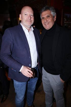 Exclusive - Paul Melun book launch - Paris Exclusive - Jean-Christophe Couvy and Jean-Philippe Lustyk attend Paul Melun « Plouc Story » book launch organized by Five Eyes Production at Buddha Bar in Paris, France on March 11 2026. Photo by Jerome Dominé ABACAPRESS.COM Paris France  Copyright: xDominexJerome ABACAx