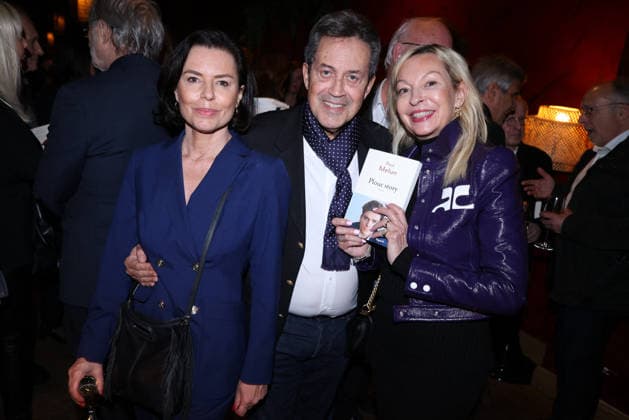 Exclusive - Paul Melun book launch - Paris Exclusive - Laurence Sailliet, Georges Fenech and his wife Amélie Leperre-Dimeglio attend Paul Melun « Plouc Story » book launch organized by Five Eyes Production at Buddha Bar in Paris, France on March 11 2026. Photo by Jerome Dominé ABACAPRESS.COM Paris France  Copyright: xDominexJerome ABACAx