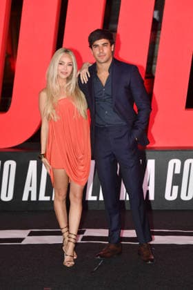 Rome, Cinema The Space Moderno Premiere of the Film Idols until the last race , In the photo: Ana Mena Óscar Casas  Copyright: xVincenzoxLandix xipa-agency.netx xVincenzoxLandix IPA_Agency_IPA72740069