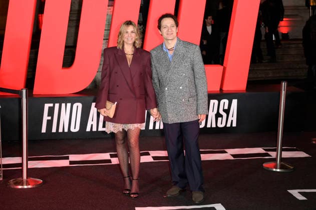Francesca Barra mit Ehemann Claudio Santamaria bei der Premiere des Kinofilms Idoli - Fino all ultima corsa Ãdolos Idols im Space Cinema Moderno. Rom, 11.03.2026