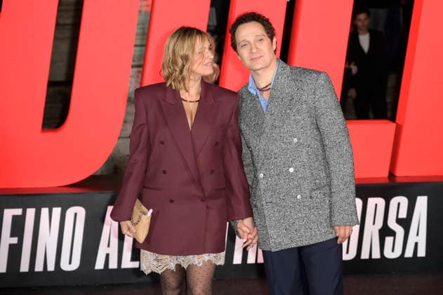 Francesca Barra mit Ehemann Claudio Santamaria bei der Premiere des Kinofilms Idoli - Fino all ultima corsa Ãdolos Idols im Space Cinema Moderno. Rom, 11.03.2026