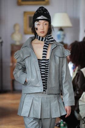 PFW - Florentina Leitner Runway A model walks the runway during the Florentina Leitner Womenswear Fall Winter 2026-2027 show as part of Paris Fashion Week on March 10, 2026 in Paris, France. Photo by Alain Gil Gonzalez ABACAPRESS.COM Paris France  Copyright: xGonzalezxAlain-Gil ABACAx