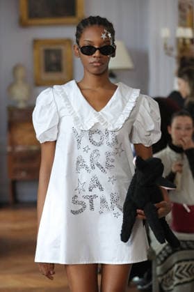 PFW - Florentina Leitner Runway A model walks the runway during the Florentina Leitner Womenswear Fall Winter 2026-2027 show as part of Paris Fashion Week on March 10, 2026 in Paris, France. Photo by Alain Gil Gonzalez ABACAPRESS.COM Paris France  Copyright: xGonzalezxAlain-Gil ABACAx