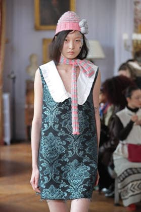 PFW - Florentina Leitner Runway A model walks the runway during the Florentina Leitner Womenswear Fall Winter 2026-2027 show as part of Paris Fashion Week on March 10, 2026 in Paris, France. Photo by Alain Gil Gonzalez ABACAPRESS.COM Paris France  Copyright: xGonzalezxAlain-Gil ABACAx