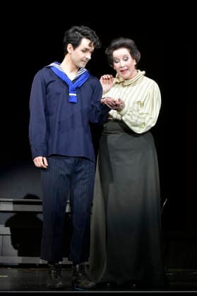 Adrian Djokic und Alexa Maria Surholt bei der Fotoprobe zum Theaterstück Bekenntnisse des Hochstaplers Felix Krull im Schlosspark Theater. Berlin, 11.03.2026