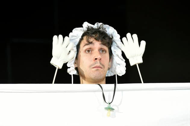 Adrian Djokic bei der Fotoprobe zum Theaterstück Bekenntnisse des Hochstaplers Felix Krull im Schlosspark Theater. Berlin, 11.03.2026