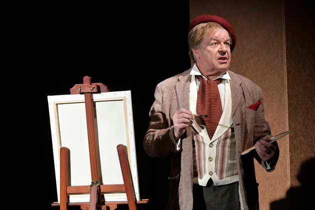 Gerhard Mohr bei der Fotoprobe zum Theaterstück Bekenntnisse des Hochstaplers Felix Krull im Schlosspark Theater. Berlin, 11.03.2026