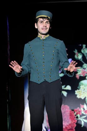 Adrian Djokic bei der Fotoprobe zum Theaterstück Bekenntnisse des Hochstaplers Felix Krull im Schlosspark Theater. Berlin, 11.03.2026