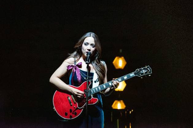 Music Concert - Laufey - A Matter of Time Tour Laufey Lin Jonsdottir Bergamo ChorusLife Arena Italy Copyright: xMirkoxFava TSCKx xLiveMediax LPM_2337989