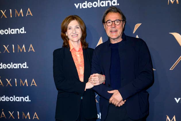 11-03-2026 Premiere of the second season of the Videoland Original drama series Maxima in De Nieuwe Kerk, Amsterdam. Elsie de Brauw Als Beatrix en Sebastian Koch Als Claus Â  Copyright: xPPEx