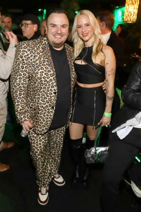 Lex Beckmann und Gina Beckmann bei der Eröffnung von Olivias Dschungel Bar auf der Großen Freiheit. Hamburg, 11.03.2026