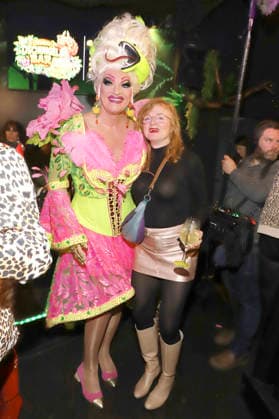 Olivia Jones und Nina Petri bei der Eröffnung von Olivias Dschungel Bar auf der Großen Freiheit. Hamburg, 11.03.2026