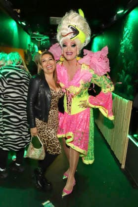 Patricia Blanco und Olivia Jones bei der Eröffnung von Olivias Dschungel Bar auf der Großen Freiheit. Hamburg, 11.03.2026