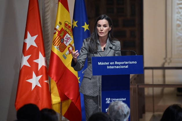 Queen Letizia during the closing ceremony of the third edition of the Master of Lifelong Learning in International Reporting Queen Letizia during the closing ceremony of the third edition of the Master of Lifelong Learning in International Reporting at the University of Alcalá de Henares, on March 12, 2026, in Alcalá de Henares Madrid, Spain The Master trains journalists capable of telling the world from the field In collaboration with the RTVE Institute, the program combines academic training and professional experience to prepare students to cover global events, conflicts, crises and political and social transformations, the program combines academic training and professional experience to prepare students to cover global events, conflic  Copyright: xJosÃ xOlivax 7359713