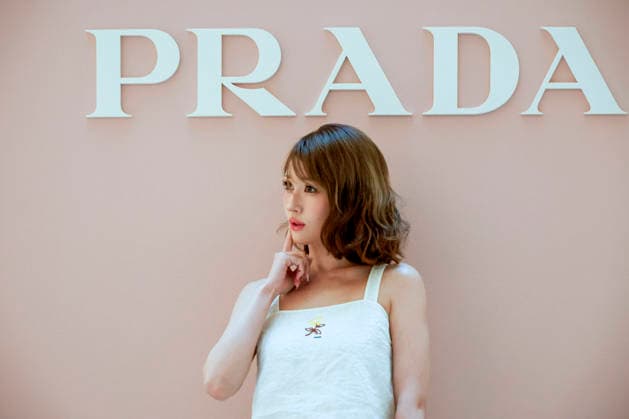 Stars Attend Prada Sun Pop-up Store Opening in Seoul South Korean K-pop singer Jeon Somi poses for photos during the opening of the Prada Sun pop-up store in Seoul, South Korea, March 12, 2026. Seoul South Korea  Copyright: xMatrixxImages JungxUi-Chelx