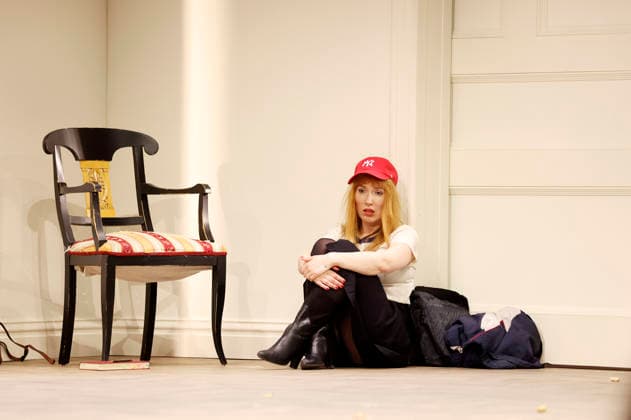Christin Nichols bei der Fotoprobe zum Theaterstück Sophia oder Das Ende der Humanisten im Renaissance-Theater. Berlin, 11.03.2026