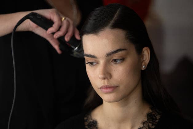 Inaugural OMODA Madrid es Moda fashion show at Plaza de Espana Backstage of the inaugural OMODA Madrid es Moda fashion show at Plaza de Espana, March 12, 2026, in Madrid Spain Organized by the Asociación Creadores de Moda de Espana ACME and the Madrid City Council, the show brings together 24 designers on an outdoor catwalk with the historic buildings of the square as a backdrop, combining established names - Devota Lomba, Roberto Verino, Roberto Torretta, Oteyza - with avant-garde firms such as Eduardo Navarrete and Dominnico 12 MARCH 2026 Madrid Madrid Spain  Copyright: xEduardoxParrax 7360579