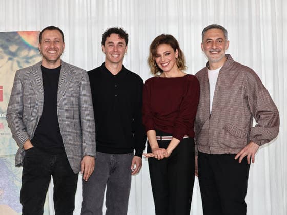 Rome, Soho House, photocall for the film The Eyes of Others. Pictured: Andrea De Sica, Matteo Olivetti, Jasmine Trinca, Filippo Timi  Copyright: xMarcoxProvvisionatox xipa-agency.netx xDxAvanzo Provvisionatox IPA_Agency_IPA72757265