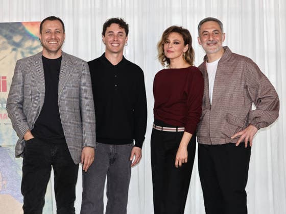 Rome, Soho House, photocall for the film The Eyes of Others. Pictured: Andrea De Sica, Matteo Olivetti, Jasmine Trinca, Filippo Timi  Copyright: xMarcoxProvvisionatox xipa-agency.netx xDxAvanzo Provvisionatox IPA_Agency_IPA72757263
