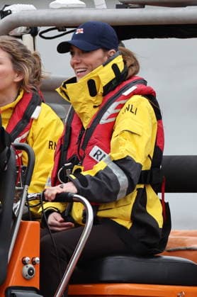 . 12 03 2026. London, United Kingdom. Prince William and Kate Middleton , the Prince and Princess of Wales, during a visit to the Royal National Lifeboat Institution (RNLI) Tower Lifeboat Station in London. .  xStephenxLockx xi-Imagesx IIM-26628-0003