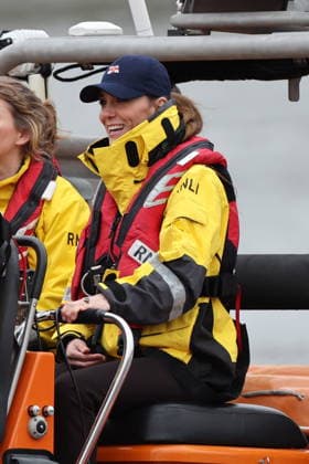 . 12 03 2026. London, United Kingdom. Prince William and Kate Middleton , the Prince and Princess of Wales, during a visit to the Royal National Lifeboat Institution (RNLI) Tower Lifeboat Station in London. .  xStephenxLockx xi-Imagesx IIM-26628-0005