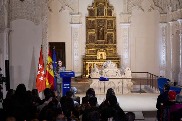 March 12, 2026, Alcala De Henares, Madrid, Spain: QUEEN LETIZIA of Spain attends the closing of third edition of permanent training master in Ã¢â‚¬oeReportismo InternacionalÃ¢ Alcala De Henares Spain - ZUMAc260 20260312_zep_c260_025 Copyright: xMikexChicorrox