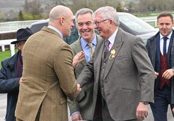 Cheltenham Racing Festival 2026- Day Three Cheltenham, Gloucestershire Mike Tindall, James Nesbitt and Sir Alex Freguson seen at Cheltenham Racing Festival - Day Three Cheltenham, Gloucestershire, Credit:Jules Annan Avalon England  Copyright: xJulesxAnnanx xAvalonx 1082305866