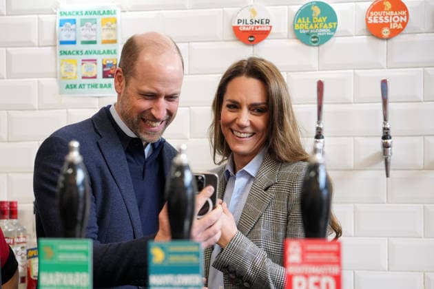 . 12 03 2026. London, United Kingdom. Prince William and Kate Middleton, the Prince and Princess of Wales, during a visit to the Southwark Brewing Company in South London.  xPoolx xi-Imagesx IIM-26631-0006