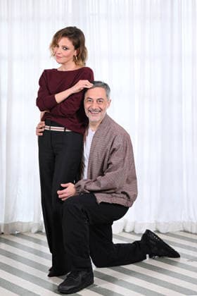 March 12, 2026, Rome, Rome, Italy: Presentation of the film The Eyes of Others. Pictured is the cast, including Jasmine Trinca and Filippo Timi. , Rome, March 12th 2026 Rome Italy  - ZUMAa289 20260312_zia_a289_052 Copyright: xMariaxLauraxAntonellix