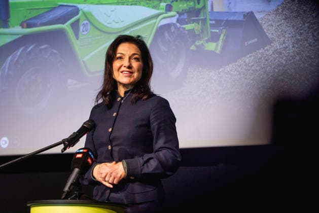 Katherina Reiche (CDU), Bundesministerin fuer Wirtschaft und Energie, aufgenommen im Rahmen der Eroeffnung eines Heizkraftwerks in Memmingen, 12.03.2026. Fotografiert im Auftrag des MInisteriums fuer Wirtschaft und Energie Memmingen Deutschland *** Katherina Reiche CDU , Federal Minister for Economic Affairs and Energy, photographed during the opening of a combined heat and power plant in Memmingen, 12 03 2026 Photographed on behalf of the Ministry for Economic Affairs and Energy Memmingen Germany Copyright: xJulianexSonntag BMWEx