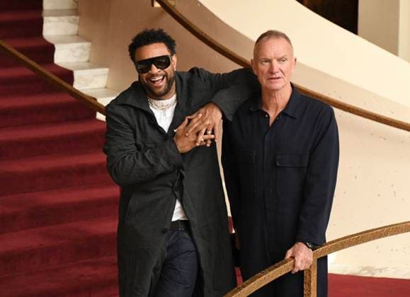 NEW YORK, NY- MARCH 12: Shaggy and Sting at the photo call for the MET opera debut of The Last Ship at the Metropolitan Opera House in New York City on March 12, 2026. Copyright: xMediaPunchx