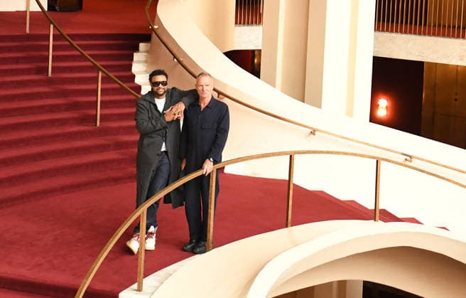 NEW YORK, NY- MARCH 12: Shaggy and Sting at the photo call for the MET opera debut of The Last Ship at the Metropolitan Opera House in New York City on March 12, 2026. Copyright: xmpi099 MediaPunchx