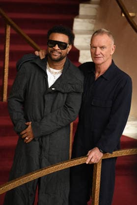 NEW YORK, NY- MARCH 12: Shaggy and Sting at the photo call for the MET opera debut of The Last Ship at the Metropolitan Opera House in New York City on March 12, 2026. Copyright: xmpi099 MediaPunchx