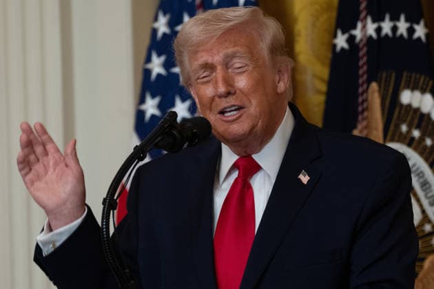 March 12, 2026, Washington, Dc, United States: President DONALD TRUMP and First Lady MELANIA TRUMP hosted a WomenÃ¢â‚¬â ¢s History Month observance at the White House on March 12, 2026. Washington United States - ZUMAl312 20260312_znp_l312_010 Copyright: xAndrewxLeydenx