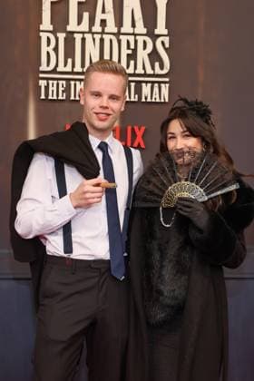 Premiere Peaky Blinders Ð The Immortal Man Tom und Moni Premiere Peaky Blinders Ð The Immortal Man im Kino International Berlin Datum: 12.03.2026 Copyright: xEventpress Kratschx