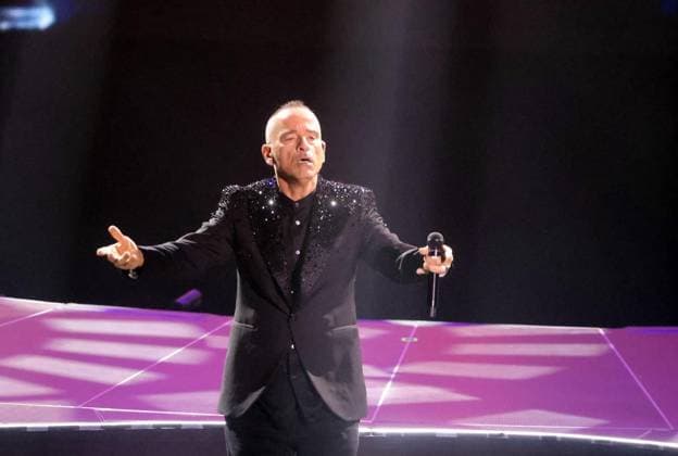 Eros Ramazzotti - Una storia importante Tour ** NUR FÜR REDAKTIONELLE ZWECKE ** EDITORIAL USE ONLY **<p>Eros Ramazzotti auf Una storia importante - Tour in der Rudolf - Weber - Arena Oberhausen am Donnerstag, den 12. März 2026 Deutschland NRW Oberhausen Copyright: KerstinxBögeholz