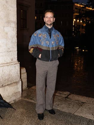 Rome, Palazzo Barberini, Valentino fashion show - arrivals. Pictured: Alessandro Borghi  Copyright: xMarcoxProvvisionatox xipa-agency.netx xLandi Provvisionatox IPA_Agency_IPA72787725