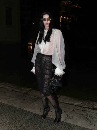 Rome, Palazzo Barberini, Valentino fashion show - arrivals. Pictured: Mariacarla Boscono  Copyright: xMarcoxProvvisionatox xipa-agency.netx xLandi Provvisionatox IPA_Agency_IPA72787918