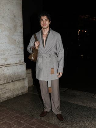 Rome, Palazzo Barberini, Valentino fashion show - arrivals. Pictured: Charles Melton  Copyright: xMarcoxProvvisionatox xipa-agency.netx xLandi Provvisionatox IPA_Agency_IPA72788104