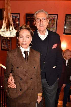 Monika Peitsch mit Ehemann Premiere Der Abschiedsbrief Komödie im Hotel Bayerischen Hof Theater München 12. März 2026