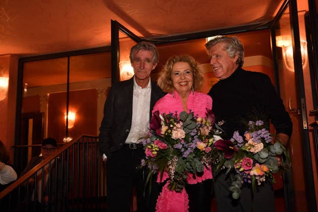 Bernd Schadewald, Michaela May und Sigmar Sollbach Premiere Der Abschiedsbrief Komödie im Hotel Bayerischen Hof Theater München 12. März 2026