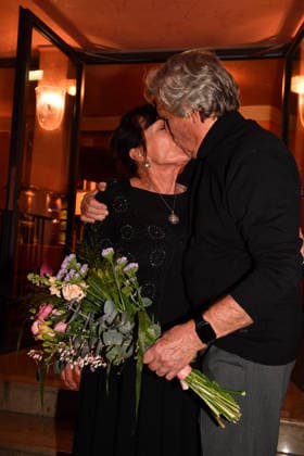 Sigmar Sollbach mit Ehefrau Claudia Premiere Der Abschiedsbrief Komödie im Hotel Bayerischen Hof Theater München 12. März 2026