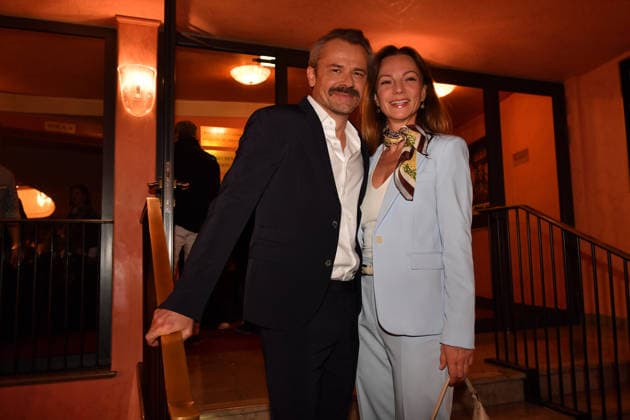 Viola Wedekind und Sven Waasner Premiere Der Abschiedsbrief Komödie im Hotel Bayerischen Hof Theater München 12. März 2026