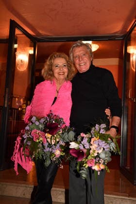Michaela May und Sigmar Sollbach Premiere Der Abschiedsbrief Komödie im Hotel Bayerischen Hof Theater München 12. März 2026